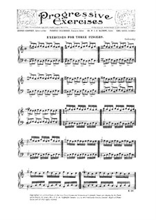 Exercises for Three Fingers: Exercises for Three Fingers by Leopold Godowsky