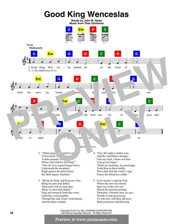Vocal version: Lyrics and chords by folklore