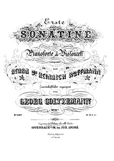 Sonatina for Viola and Piano No.1, Op.36: Score for two performers, solo part by Georg Goltermann