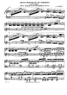 Three Concert Pieces: No.3 Souvenir de Stockholm by Gustave Satter