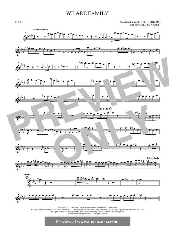 We are Family (Sister Sledge) by B. Edwards, N. Rodgers on MusicaNeo