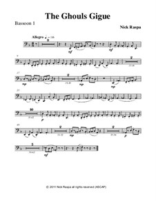No.3 Ghouls Gigue: Bassoon part by Nick Raspa