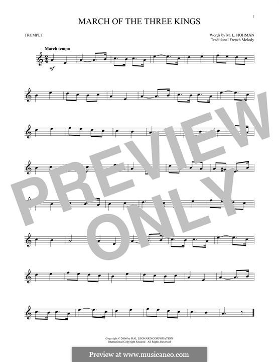 March of the Kings by folklore sheet music on MusicaNeo