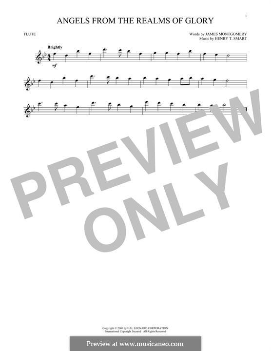 Angels, from the Realms of Glory: For flute by Henry Smart