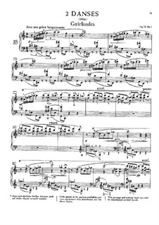 Two Dances, Op.73: For piano by Alexander Scriabin