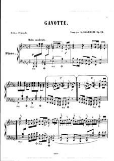 Gavotte in G Minor, Op.14: Version in A Flat Minor by Giovanni Sgambati