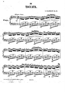 No.4 Toccata in A Flat Major: No.4 Toccata in A Flat Major by Giovanni Sgambati