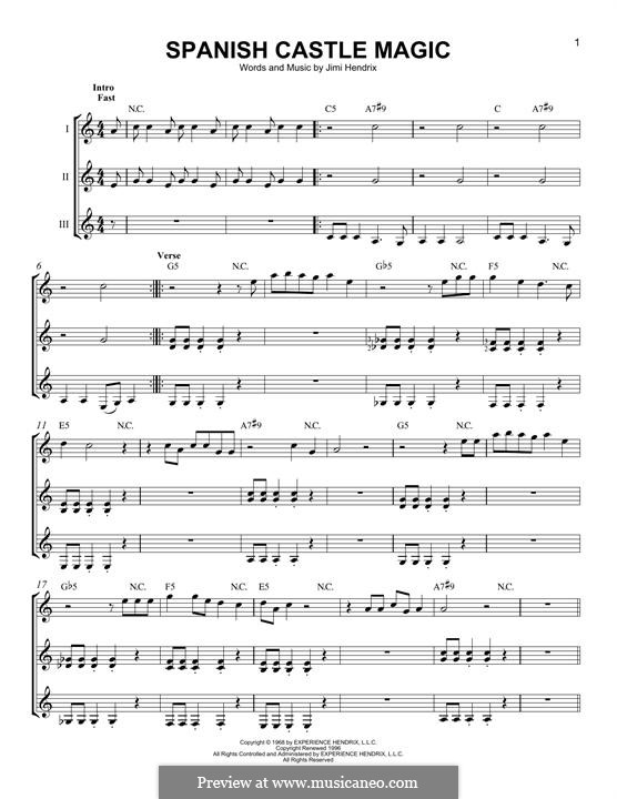 Spanish Castle Magic: For any instrument by Jimi Hendrix