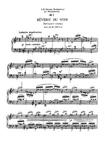 Six Pieces for Piano, TH 133 Op.19: Complete set by Pyotr Tchaikovsky