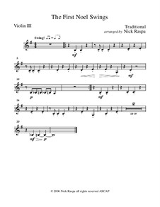 Swings: For string orchestra – violin 3 part (optional) by folklore