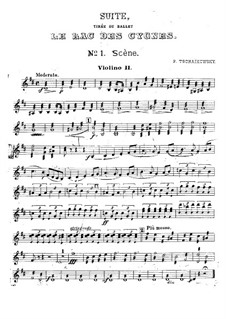 Version A: Violins II part by Pyotr Tchaikovsky