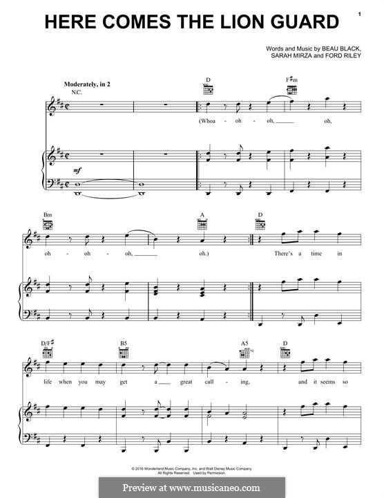 Here Comes The Lion Guard By B Black F Riley S Mirza On MusicaNeo here-comes-the-lion-guard-by-b-black-f-riley-s-mirza-on-musicaneo