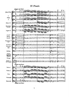 Symphony No.4 in F Minor, TH 27 Op.36: Movement IV by Pyotr Tchaikovsky