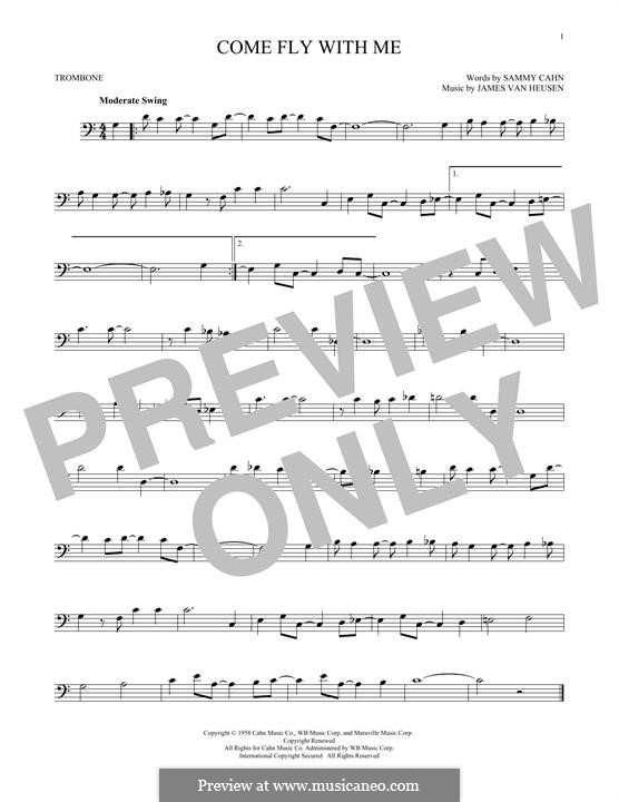 Instrumental version: For trombone by Jimmy Van Heusen