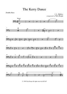 The Kerry Dance: For string orchestra – double bass part by James L. Molloy