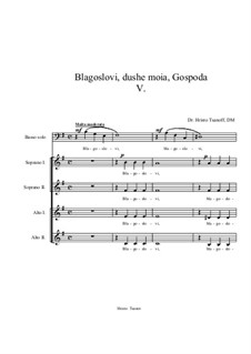 Blagoslovi, dushe moia, Gospoda: Movement V by Hristo Tsanov