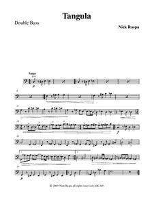 No.2 Tangula: Double bass part by Nick Raspa