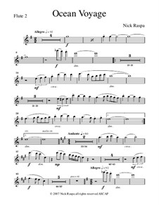Ocean Voyage: Flute 2 part by Nick Raspa