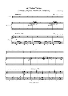 A Flashy Tango: For flute, bandoneon and piano by Jordan Grigg