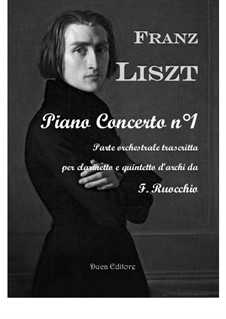 Piano Concerto No.1, S.124: Version for clarinet and string quintet by Franz Liszt