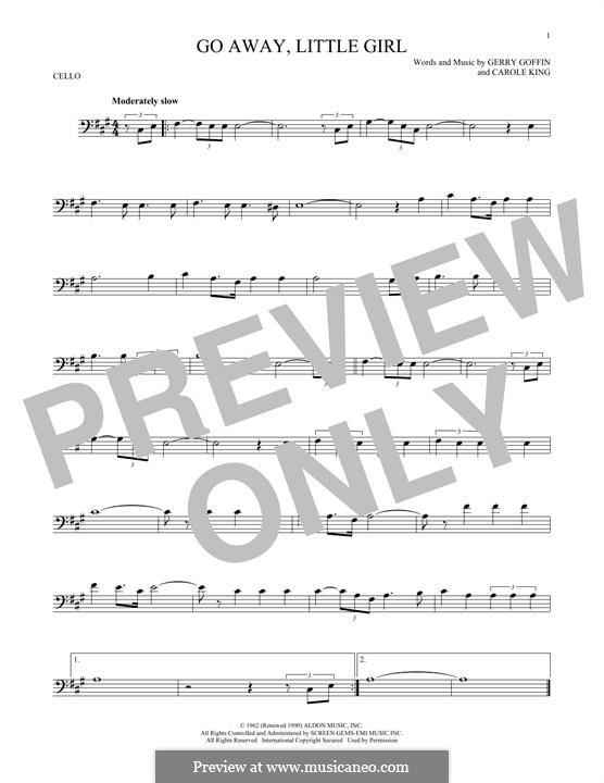 Go Away, Little Girl: For cello by Carole King, Gerry Goffin