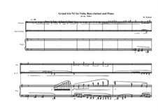 Grande trio No.2: For viola, bass clarinet and piano, MVWV 350b by Maurice Verheul