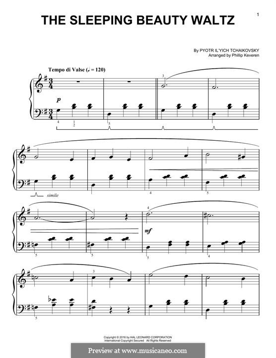 Waltz: For piano by Pyotr Tchaikovsky