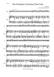 Mrs Hooligan's Christmas Cake: For flute and piano by folklore