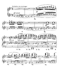 Fantastic Pieces for Piano, Op.6: No.1 Barcarolle by Charles Tomlinson Griffes