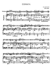 Sonata for Violin and Basso Continuo in D Major: Arrangement for violin and piano by Pietro Nardini