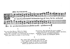 Der deutschen Gebet: Für Stimme by Adrianus Valerius