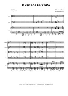 Instrumental version: For string quartet by John Francis Wade