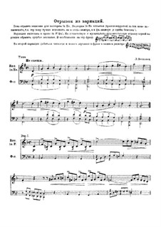 Fragment from Variations: Fragment from Variations by Ludwig van Beethoven