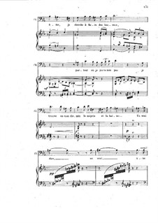 L'étrange, Op.53: Part IV. Arrangement for soloists, choir and piano by Vincent d' Indy