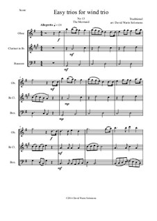 15 easy wind trios: No.13 The Mermaid by folklore