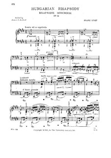 No.2 in C Sharp Minor, S.244: For piano by Franz Liszt