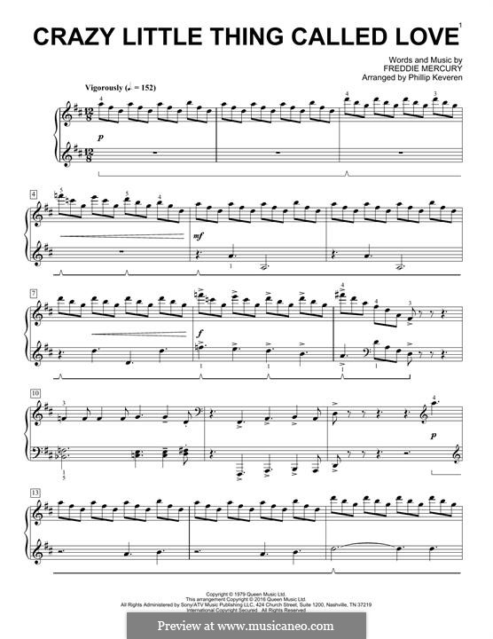 Piano version: Classical version by Freddie Mercury