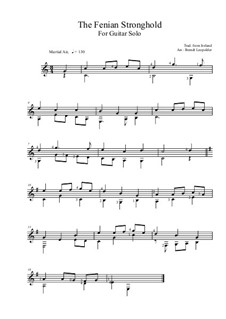 The Fenian Stronghold: For guitar solo (C Major) by folklore