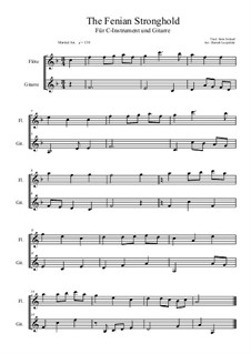The Fenian Stronghold: For C-instrument and guitar (easy version) F Major by folklore