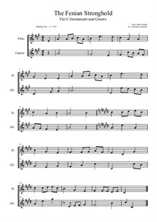 The Fenian Stronghold: For C-instrument and guitar (easy version) A Major by folklore