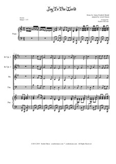 Ensemble version: For brass quartet by Georg Friedrich Händel