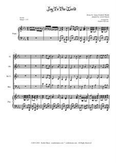 Ensemble version: For woodwind quartet by Georg Friedrich Händel