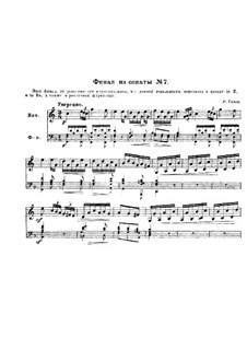 Sonata for Piano No.2 in C Major, Hob.XVI/7: Movement III. Version for french horn and piano by Joseph Haydn