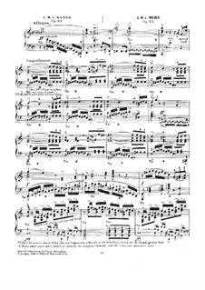 Sonata for Piano No.1 in C Major, J.138 Op.24: For a single performer by Carl Maria von Weber