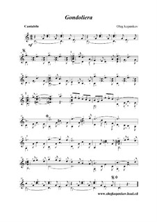 Gondoliera, Op.3: Gondoliera by Oleg Kopenkov