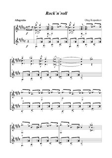 Rock'N'Roll, Op.2 By O. Kopenkov - Sheet Music On MusicaNeo