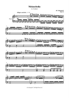 Melancholia, Op.24: Melancholia by Ali Jahangard