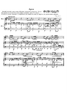 Aria for Horn and Piano in C Major: Aria for Horn and Piano in C Major by Johann Sigismund Scholze