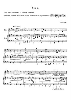 Aria for Horn and Piano in D Major: Aria for Horn and Piano in D Major by Johann Sigismund Scholze