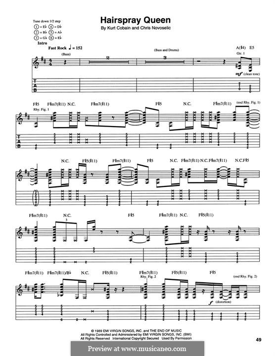 Hairspray Queen (Nirvana) by K. Novoselic, K. Cobain on MusicaNeo